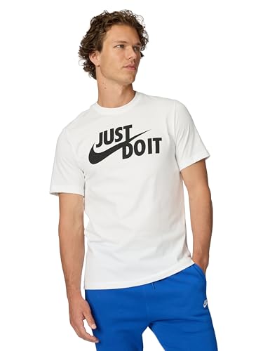 Nike Herren T-Shirt Sportswear JDI, White/Black, XS, AR5006-100 von Nike