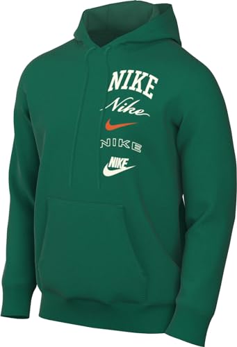 Nike Herren Top M Nk Club Bb Po HDY Stack Gx, Malachite/Safety Orange, FN2634-365, 2XL von Nike