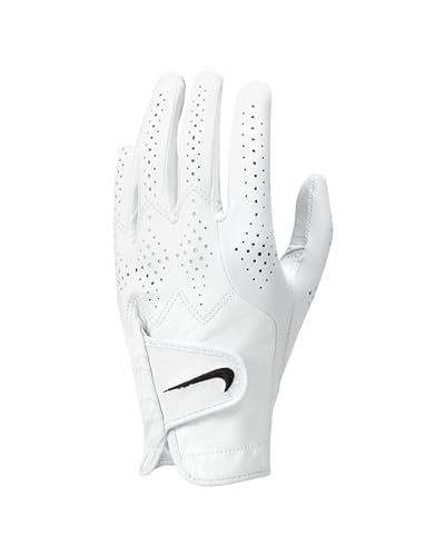Nike NGGMTCL2 Weiße Carta Fußball-Golfhandschuhe für Herren Tour Classic IV L/H-M, M von Nike