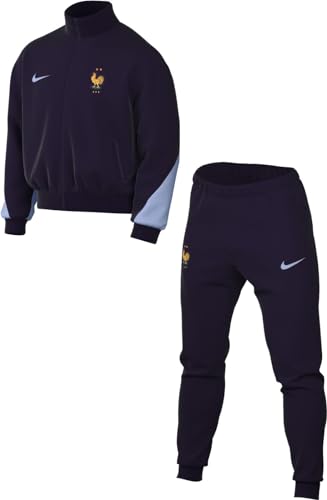 Nike Herren Trainingsanzug France Dri-Fit Strike Trk Suit K, Blackened Blue/Cobalt Bliss/Cobalt Bliss, FJ2343-498, M von Nike