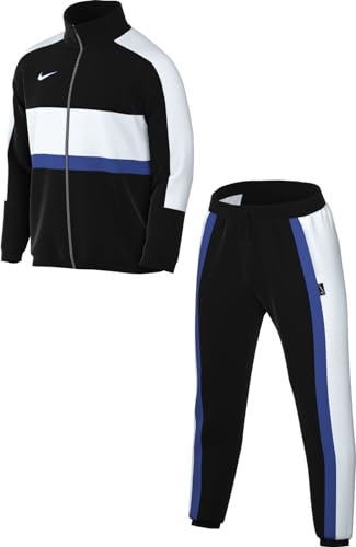 Nike Herren Trainingsanzug M Nk Df Acd Trk Suit W Gx, Black/White/Game Royal/White, FN2379-010, 2XL von Nike