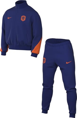 Nike Herren Trainingsanzug Netherlands Dri-Fit Strike Trk Suit K, Deep Royal Blue/Safety Orange, FJ2345-455, M von Nike