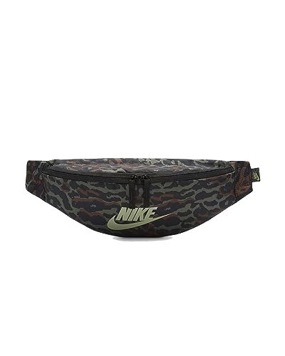Nike Hertitage Animal Waistpack Gürteltasche (Einheitsgröße, Black/Green) von Nike