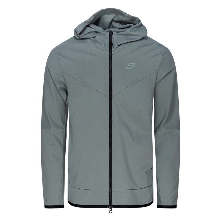 Nike Hoodie Tech Fleece Essentials Full Zip Lightweight - Grün/Schwarz von Nike