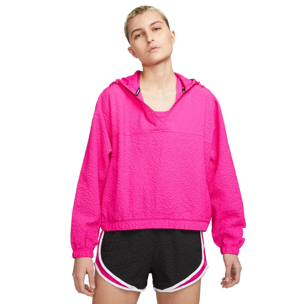Nike Icon Clash Woven Pullover Jacket Rosa XL Frau von Nike