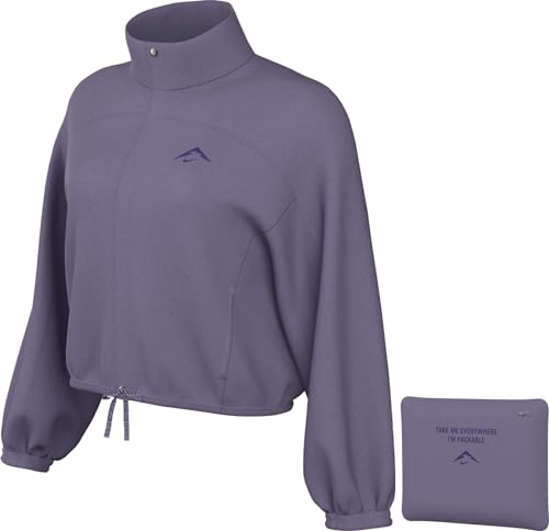 Nike Jacke Damen Trail Rpl Uv Jacket, Daybreak/Court Purple, FN5925-509, 2XS von Nike