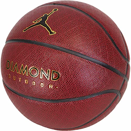 Nike Jordan Diamond Outdoor Basketball Ball (7, Amber/Black) von Nike
