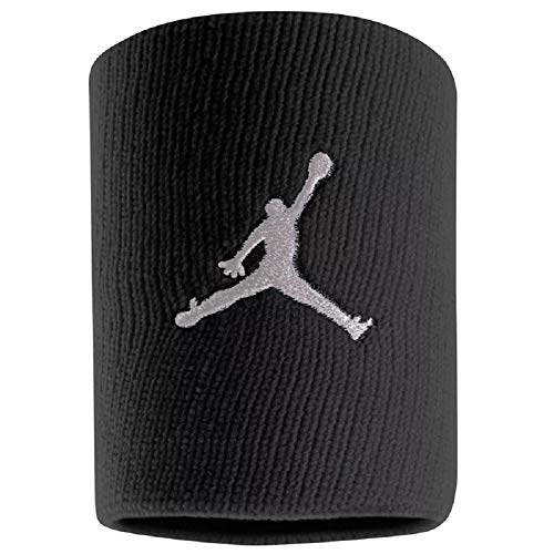 Nike Jordan Jumpman Wristband Schweißband 2er Pack (one size, black/white) von Nike