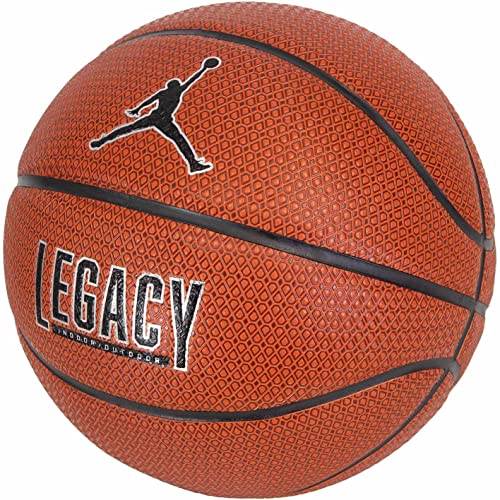 Nike Jordan Legacy 8P Deflated Basketball Ball (7, Amber/Black) von Nike
