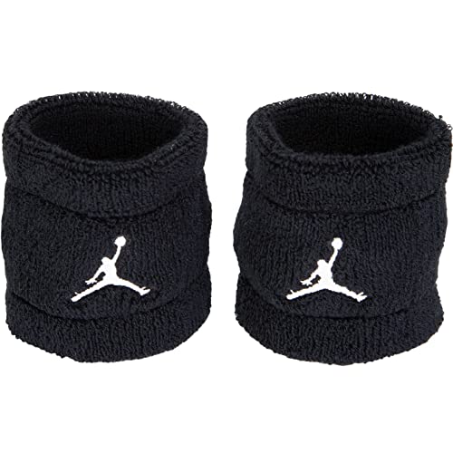 Nike Jordan Terry Wristband Schweißband 2er Pack (one Size, Black/White) von Nike