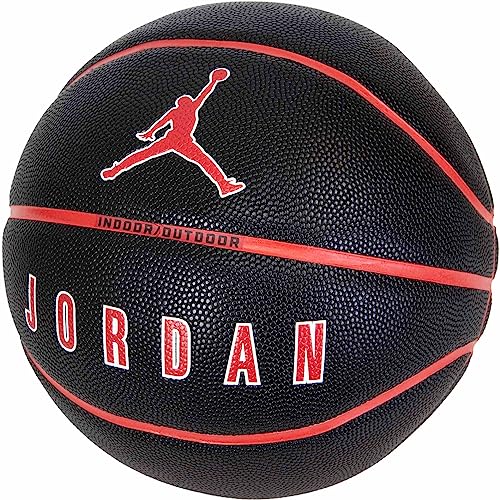 Nike Jordan Ultimate 8P Basketball Ball (7, Black/red) von Nike