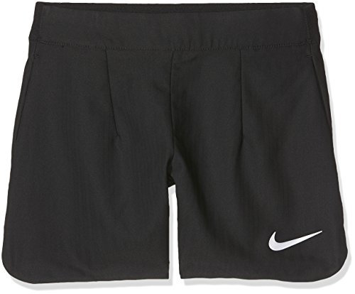Nike Jungen Court Ace Tennisshorts, Black/White, S von Nike