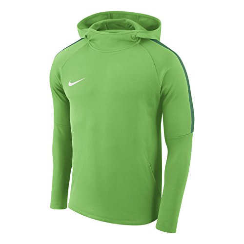 Nike Jungen Dry Academy18 Football Hoodie Pullover,Grün (Light Green Spark/Pine Green/Pine Green/Wh), XL von Nike