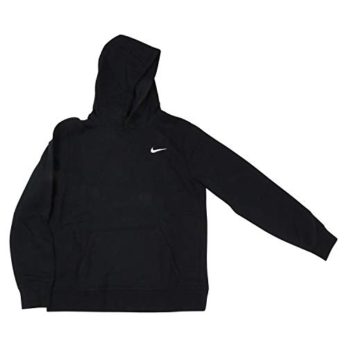 Nike Jungen Kapuzenpullover Brushed Fleece, schwarz, XS, 619080-010 von Nike
