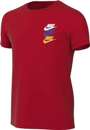 Nike Jungen T-Shirt B NSW SI Graphic Tee, University Red, FJ5391-657, XS von Nike