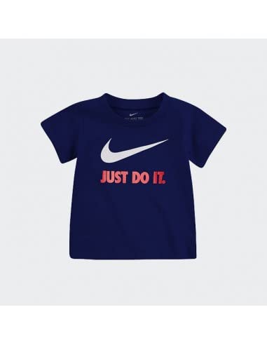 Nike Kids Swoosh Just Do It Short Sleeve T-Shirt 3-4 Years von Nike
