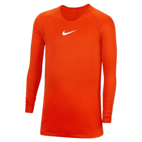 Nike Jungen Nike Park First Layer Kids Thermal Long Sleeve Top, Orange, L EU von Nike