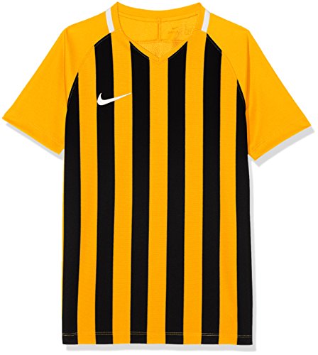 Nike Kinder Striped Division III Jersey SS Trikot, Mehrfarbig (university gold/Black/White), XL von Nike