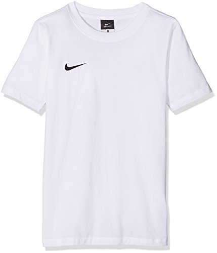 Nike Kinder T-Shirt Club Blend, Football White/Black, M von Nike