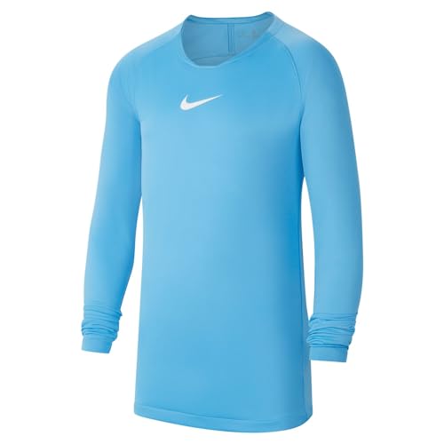 Nike Kinder Dri-FIT Park First Layer Langarmshirt, Universitätsblau/Weiß, L, AV2611-412 von Nike