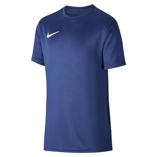 Nike Unisex Kinder Dri-fit Park 7 T-Shirt, Midnight Navy/White, XS von Nike