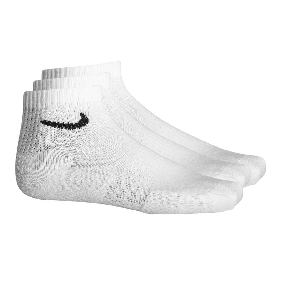 Nike Knöchelsocken Cushion 3er-Pack - Weiß/Schwarz von Nike