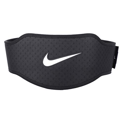 Nike Kraft-Trainingsgürtel, 3,0 m, Schwarz/Weiß von Nike
