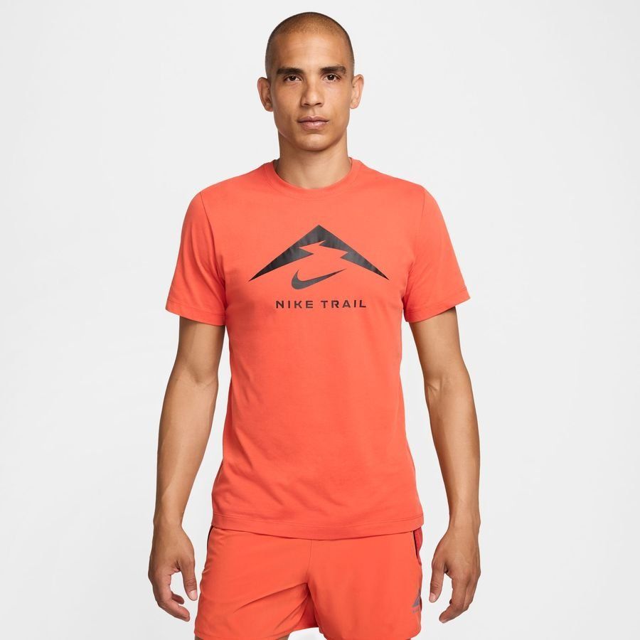 Nike Lauf T-Shirt Dri-FIT Run Trail - Vintage-Koralle/Schwarz von Nike
