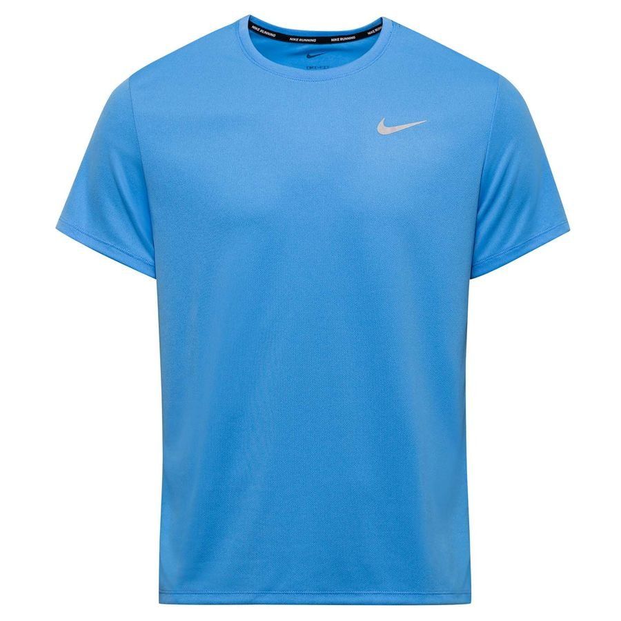 Nike Lauf T-Shirt Dri-FIT UV Miller - Blau/Silber von Nike