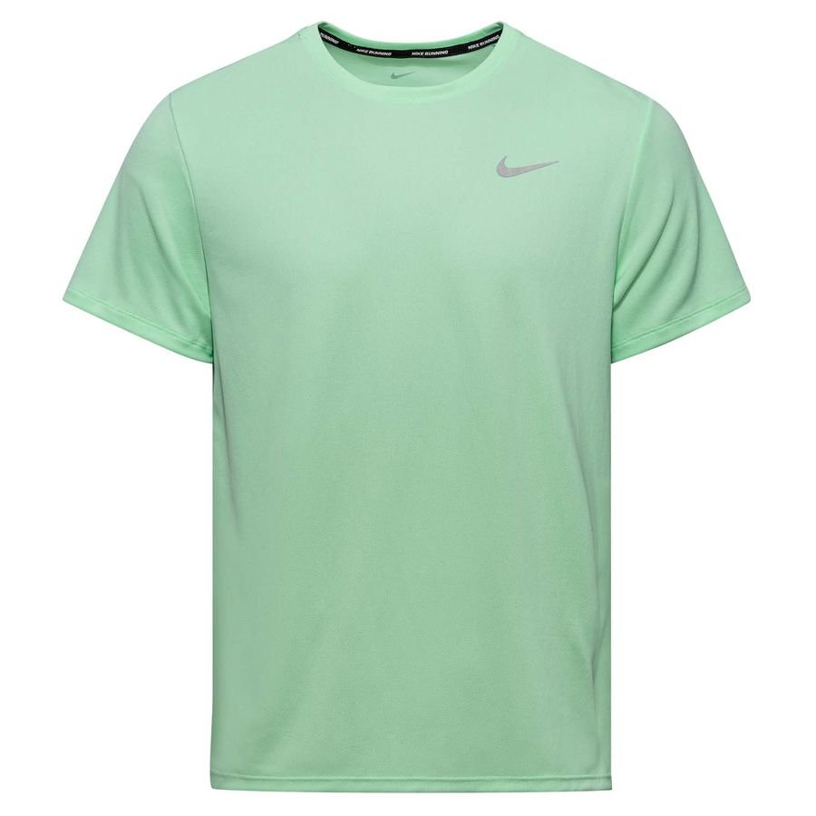 Nike Lauf T-Shirt Dri-FIT UV Miller - Grün/Silber von Nike