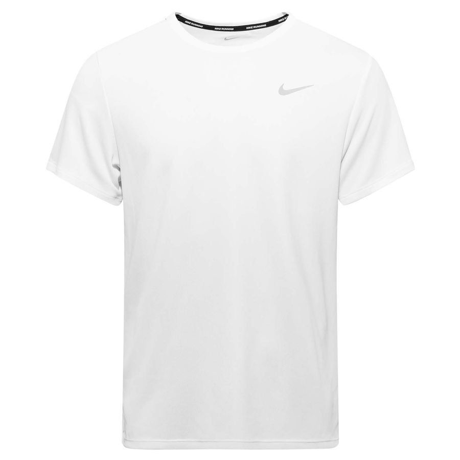Nike Lauf T-Shirt Dri-FIT UV Miller - Weiß/Silber von Nike