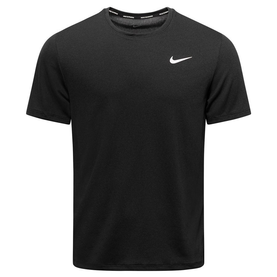 Nike Lauf T-Shirt Dri-FIT UV Miller - Schwarz/Silber von Nike
