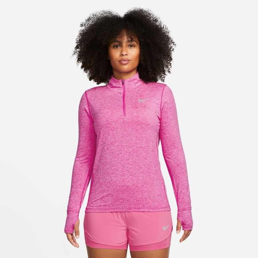 Nike Laufshirt Dri-FIT Element - Pink/Silber Damen von Nike
