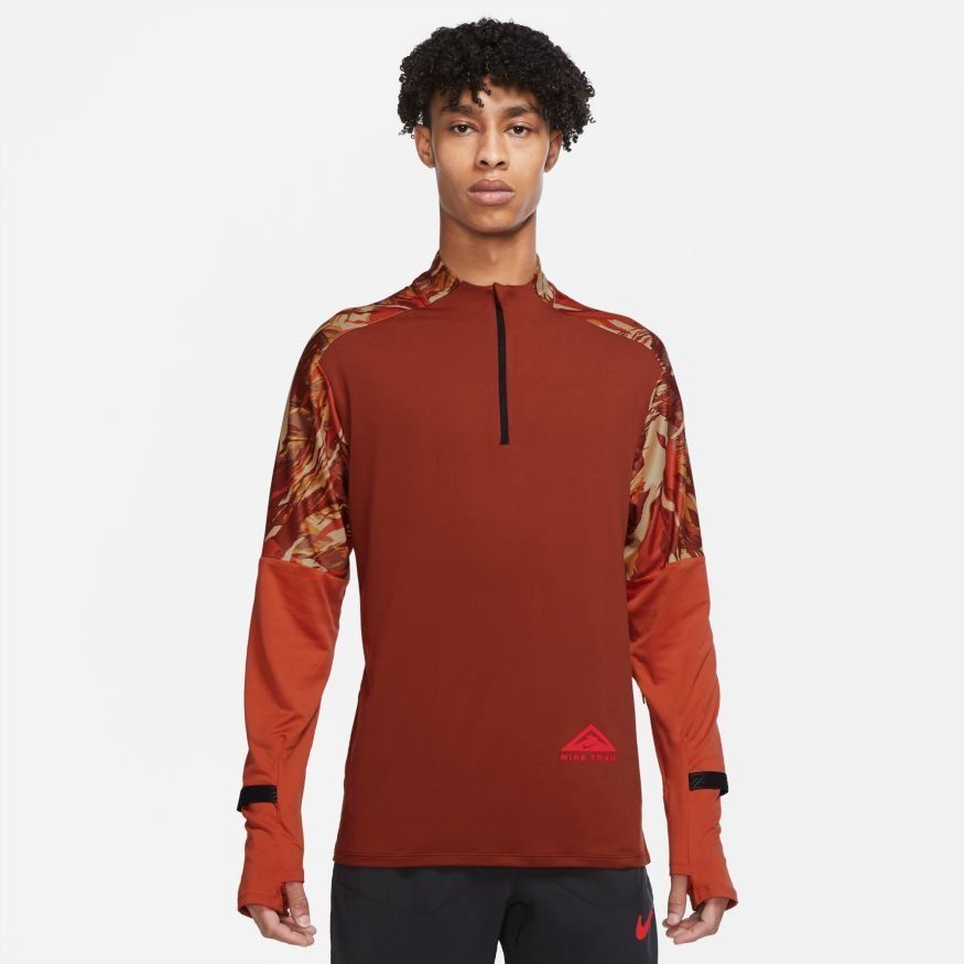 Nike Laufshirt Dri-FIT Trail Element - Orange/Orange/Rot von Nike