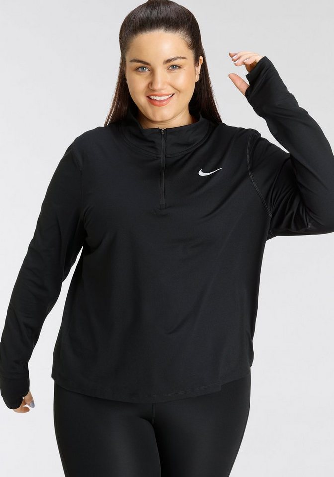 Nike Laufshirt Element Women's 1/-Zip Running Top (Plus Size) von Nike