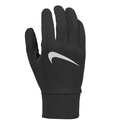 Nike Lightweight Tech Runner Gloves Handschuhe (M, Black/Black/Silver) von Nike