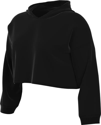 Nike Luxe Kapuzenpullover Black/Iron Grey L von Nike