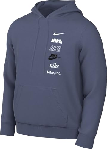 Nike Club Kapuzenpullover Diffused Blue L von Nike