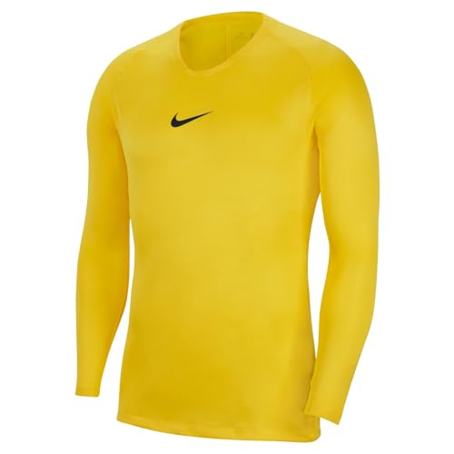 Nike Herren Trikot Park First Layer Jersey Longsleeve, Tour Yellow/Black, 2XL, AV2609-719 von Nike