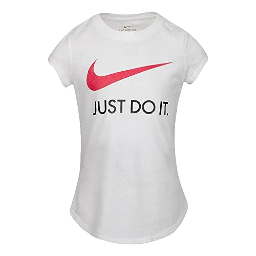 Nike Madchen Weiss T-Shirt 36F245001 von Nike
