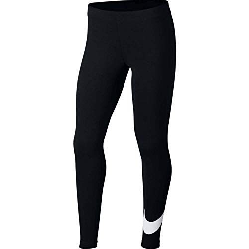 Nike Mädchen Leggings Sportswear, Black/White, XS, AR4076-010 von Nike