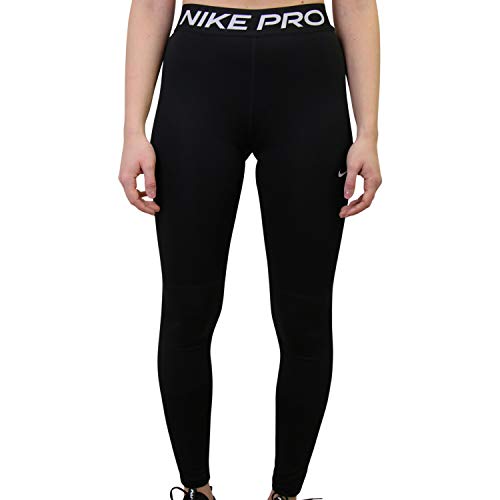 Nike Mädchen Nike Pro Tights, Schwarz-weiss, S (128-137 cm) EU von Nike