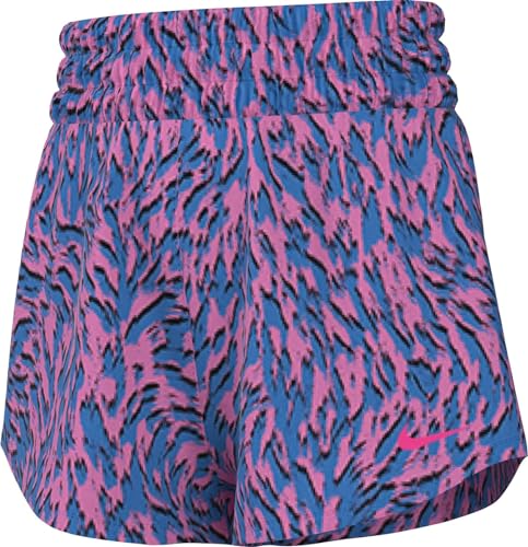 Nike Mädchen Shorts G Nk Df One WVN Hr Short Vnr, Playful Pink/Lt Photo Blue/Hyper Pink, FQ4527-675, L von Nike
