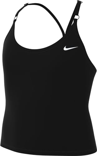 Nike Mädchen Sport-BH G Nk Df Indy Tank Bra, Black/White, DZ4350-010, S von Nike