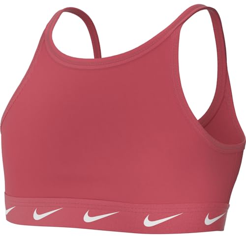 Nike Mädchen Sport-BH G Nk Df One Bra, Ember Glow/White, FD2276-850, S von Nike