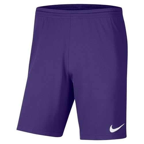 NIKE BV6855-547 Dri-FIT Park 3 Shorts Herren Court Purple/White Größe S von Nike
