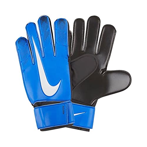 Nike Nk Gk Match-fa18 Handschuhe, Unisex für Erwachsene L Blau/Schwarz/Silber metallic (Racer Blue/Black/Metallic Silver), 42 von Nike