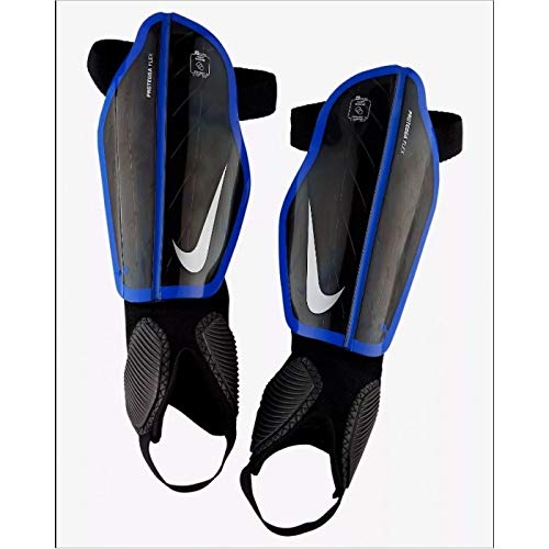 Nike Nk Prtga Flex Grd Schienbeinschoner, Unisex, Erwachsene L schwarz (Black/Racer Blue/Metallic Silver) von Nike