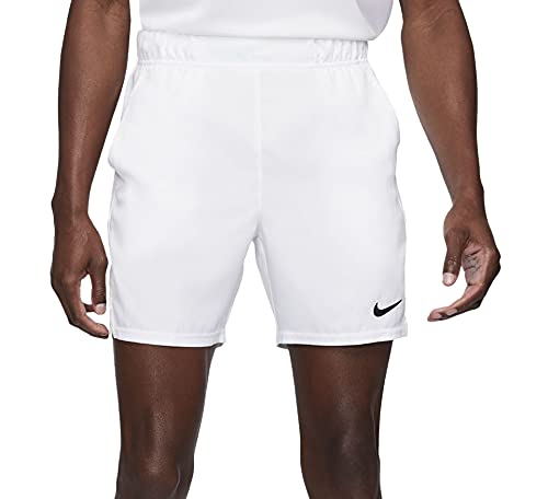 Nike Herren Herren Dry Fit Victory 7In Shorts, CV3048, Weiß/Schwarz, S von Nike