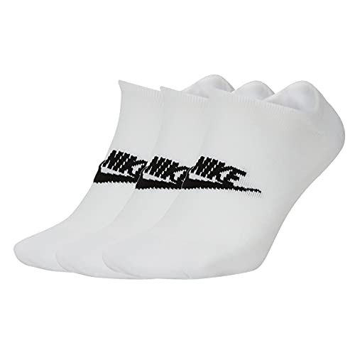 Nike No-Show Socken Sportswear Essential, White/Black, XL, SK0111-100 von Nike